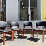 4 chaises de salle à manger années 60