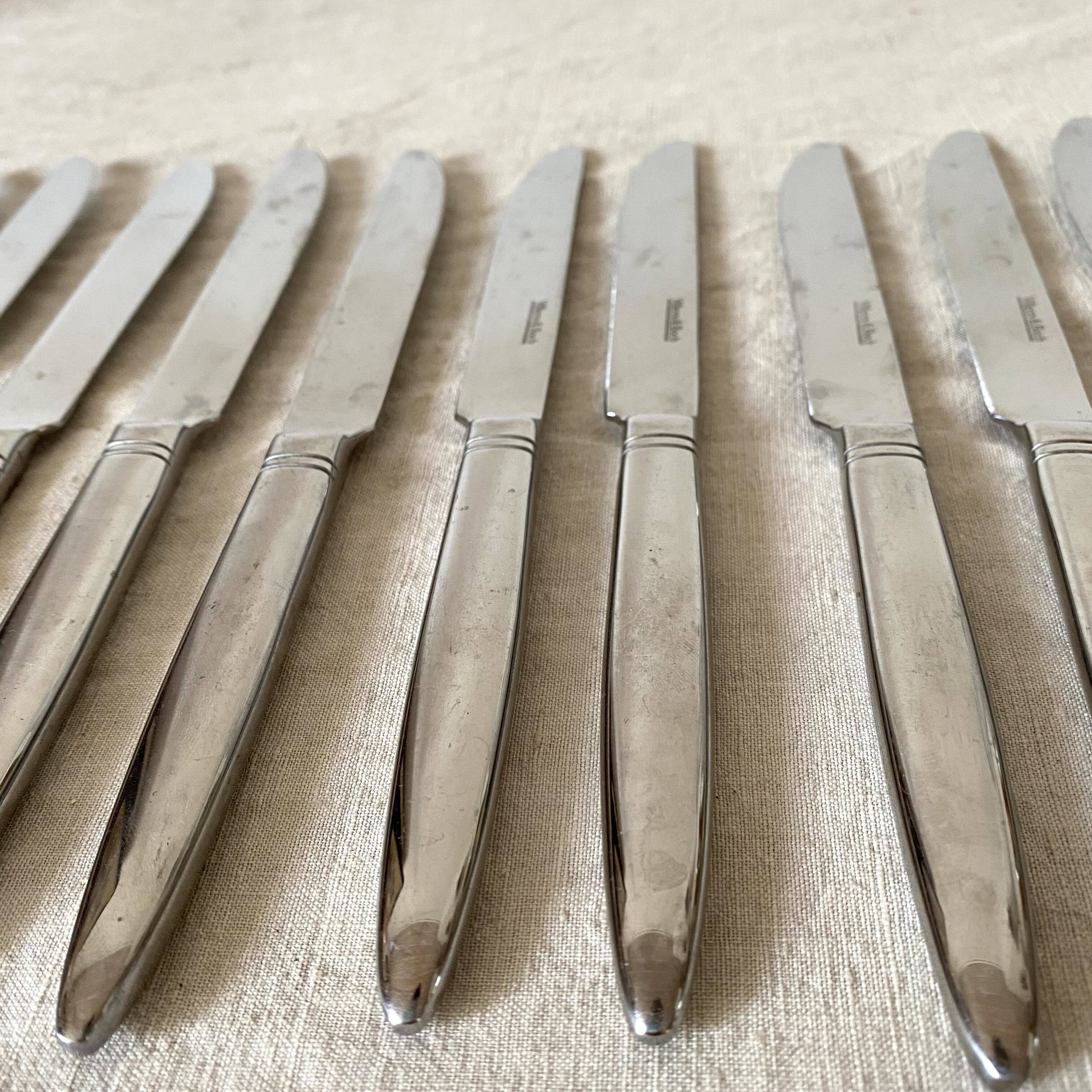 Villeroy and Boch stainless steel knives x12