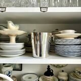 Silver metal champagne bucket