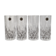 Set of 4 glasses high long drink cocktail crystal Royal Doulton