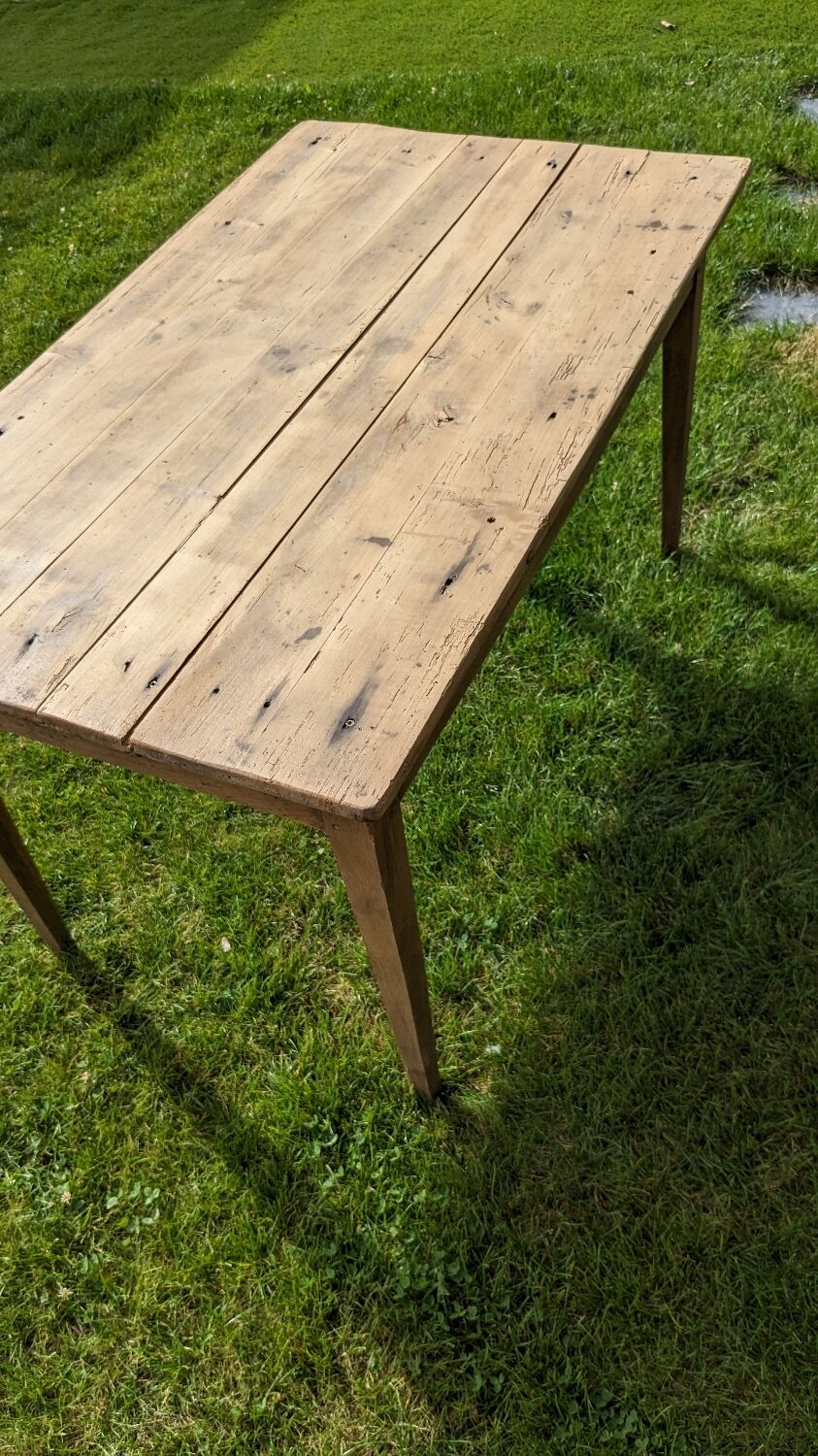 Vintage farm table
