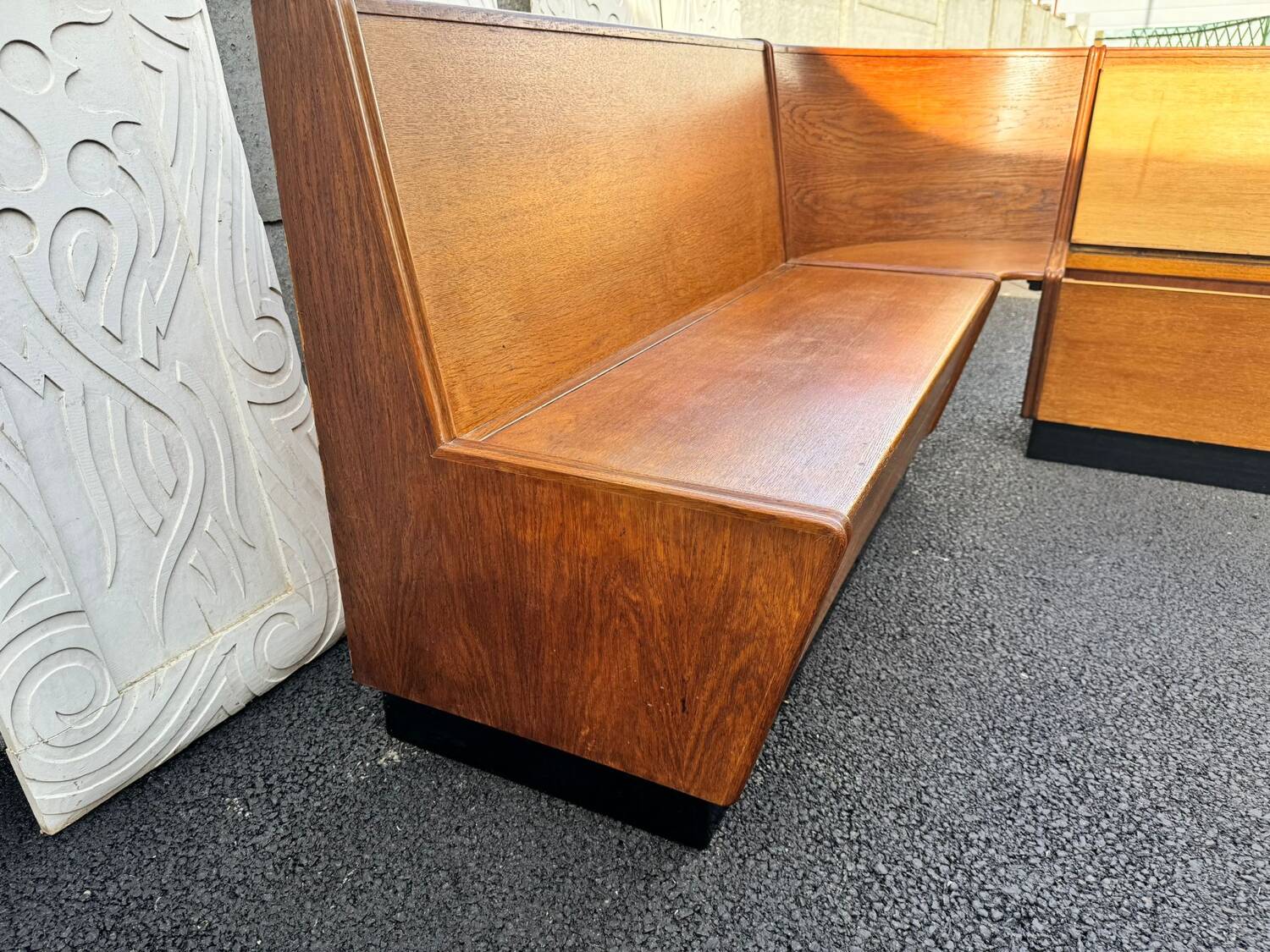 Bistro or corner restaurant bench. 50/60's