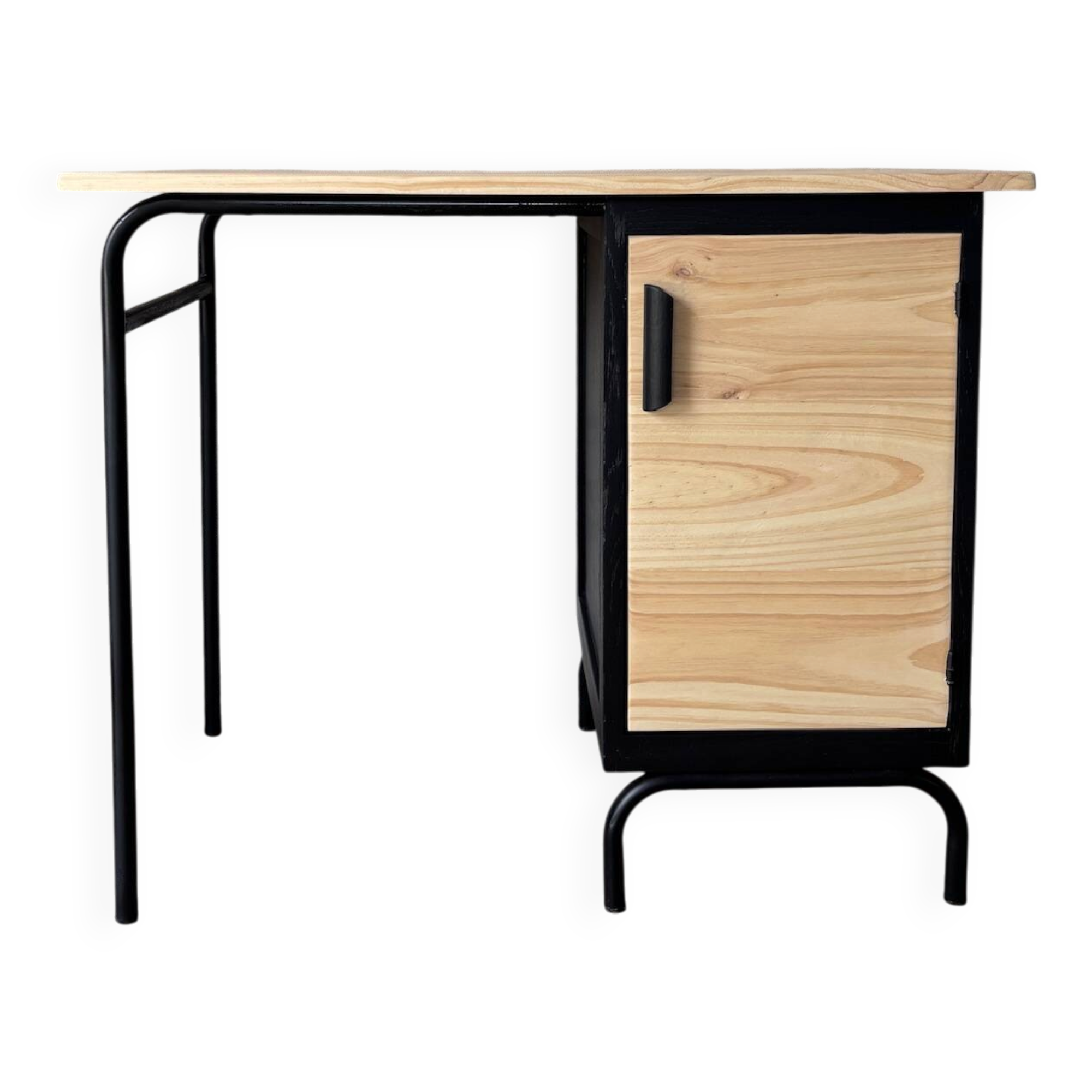 Bureau enfant noir et bois