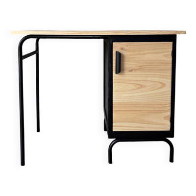 Bureau enfant noir et bois