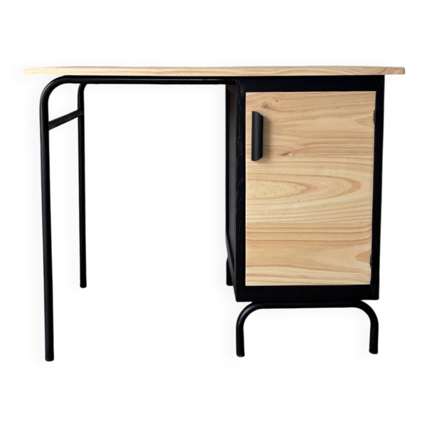 Bureau enfant noir et bois
