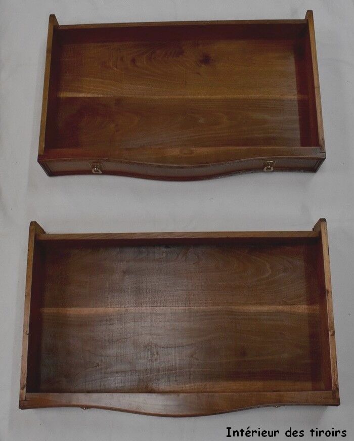 Dresser "Perruquière" in merisier, Louis XV style, early 20th