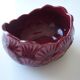 Empty art-deco scallop shell pocket