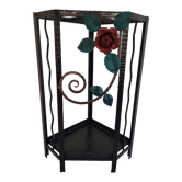 Wrought iron umbrella door