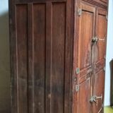 Xavier Aubert Dijon butcher's cooler in solid oak, professional furniture