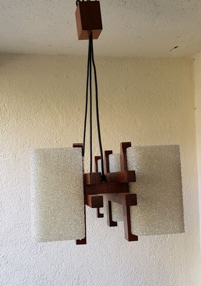 Hanging lamp teak 60