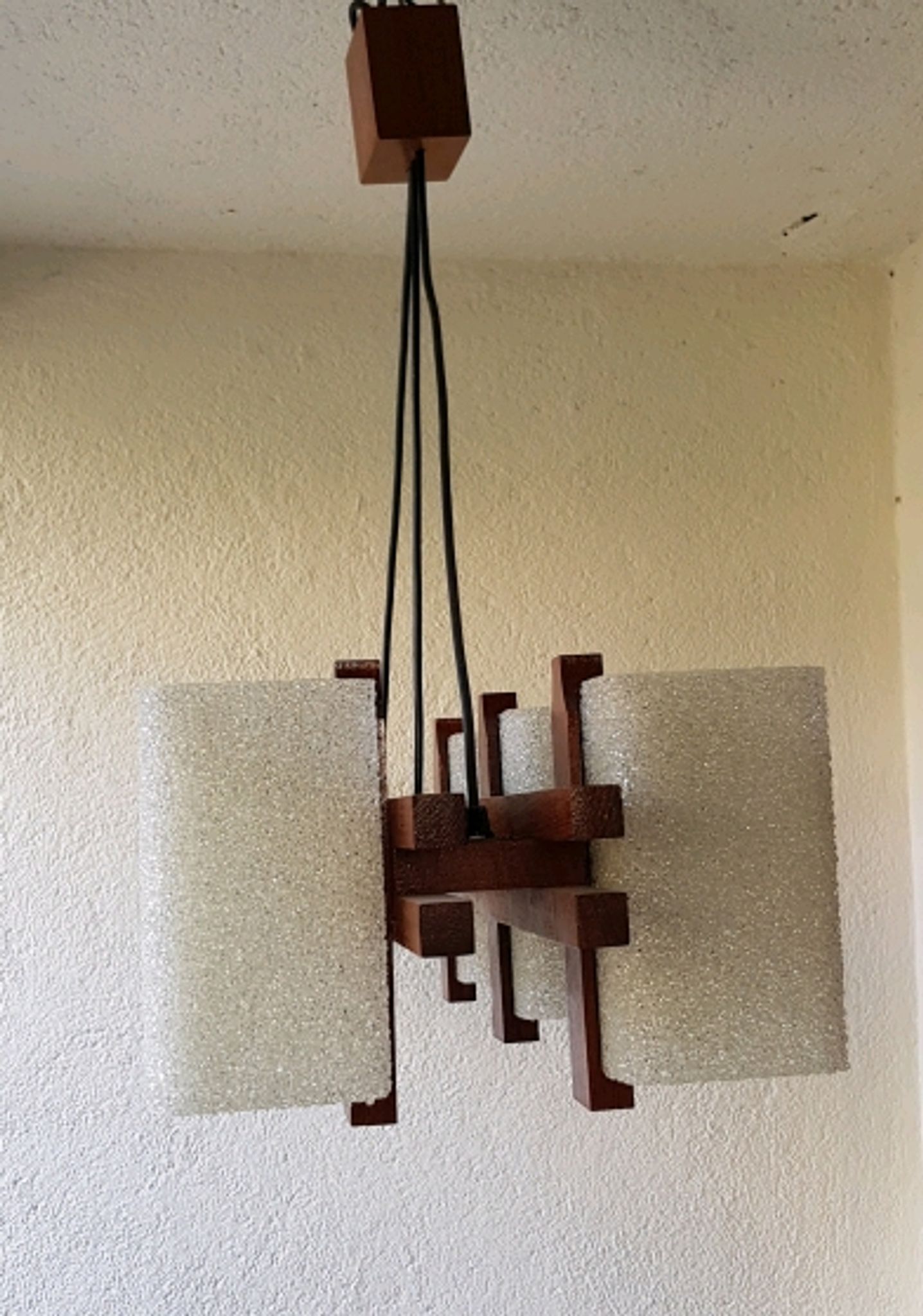 Hanging lamp teak 60