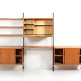 Shelf System Model Omnia in Ash by Ernst Dieter Hilker 1960s
