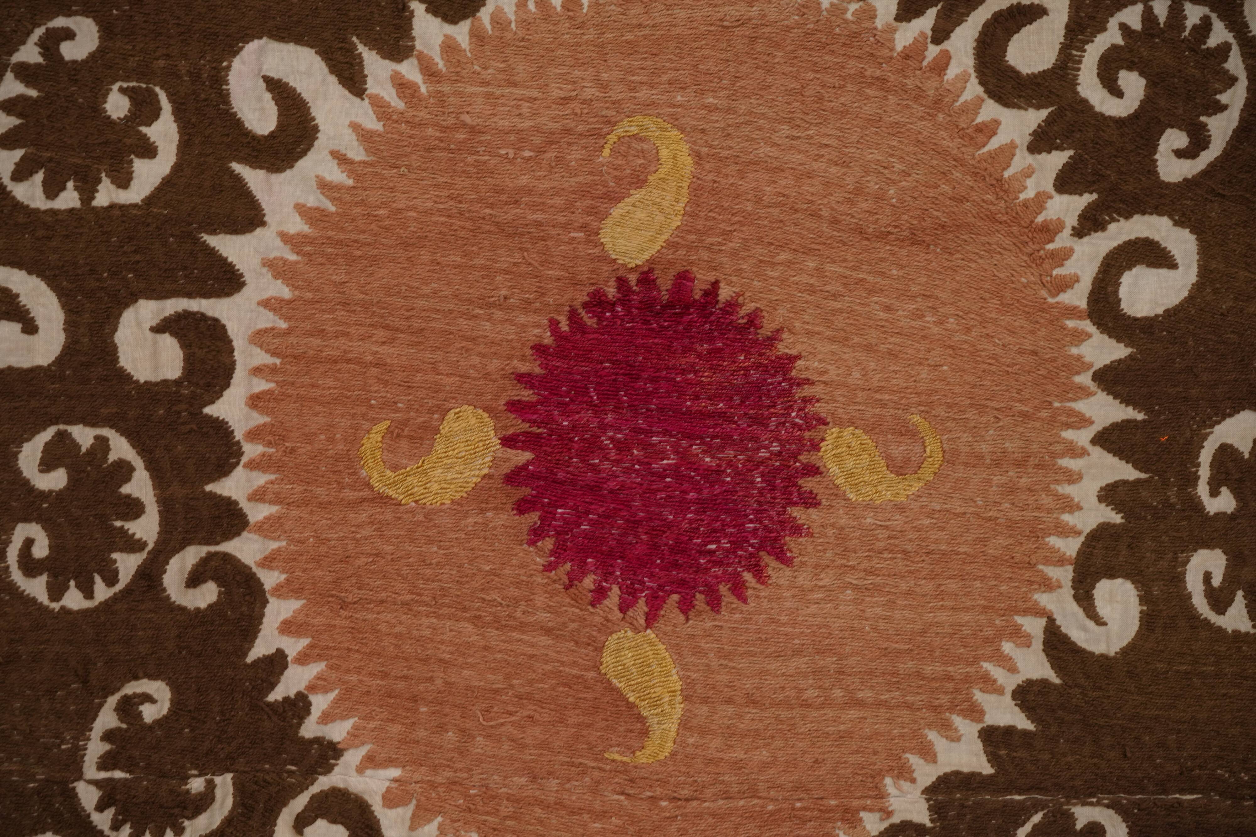 Hand-knotted rug, vintage Turkish rug 228x355 cm