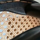 Black bistro seating cannage