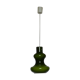 Green and white opaline hanging inside