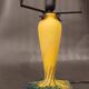 Pied de lampe de table, Verre d'art de France