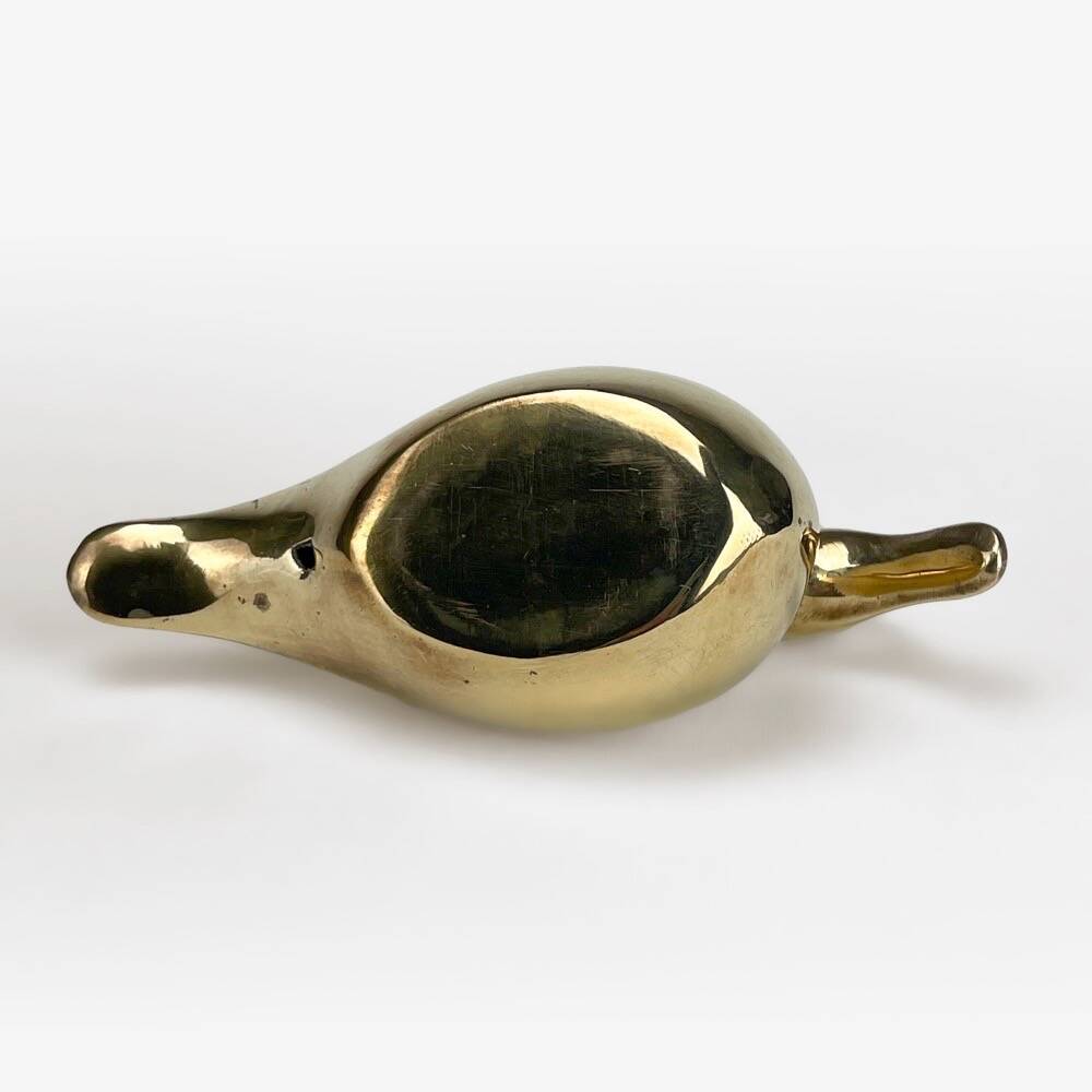 Designer brass dove from the 70s