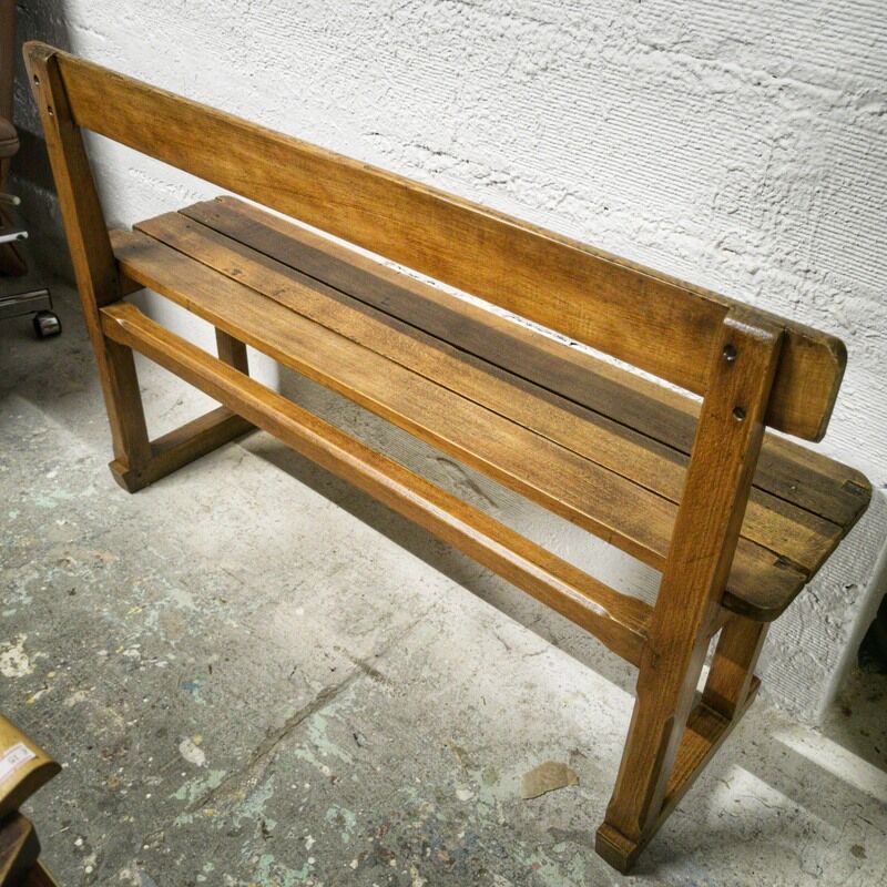 School bench 50s