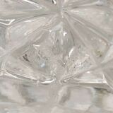 Vintage Molded Glass Vase - Exquisite Floral and Botanical Motifs