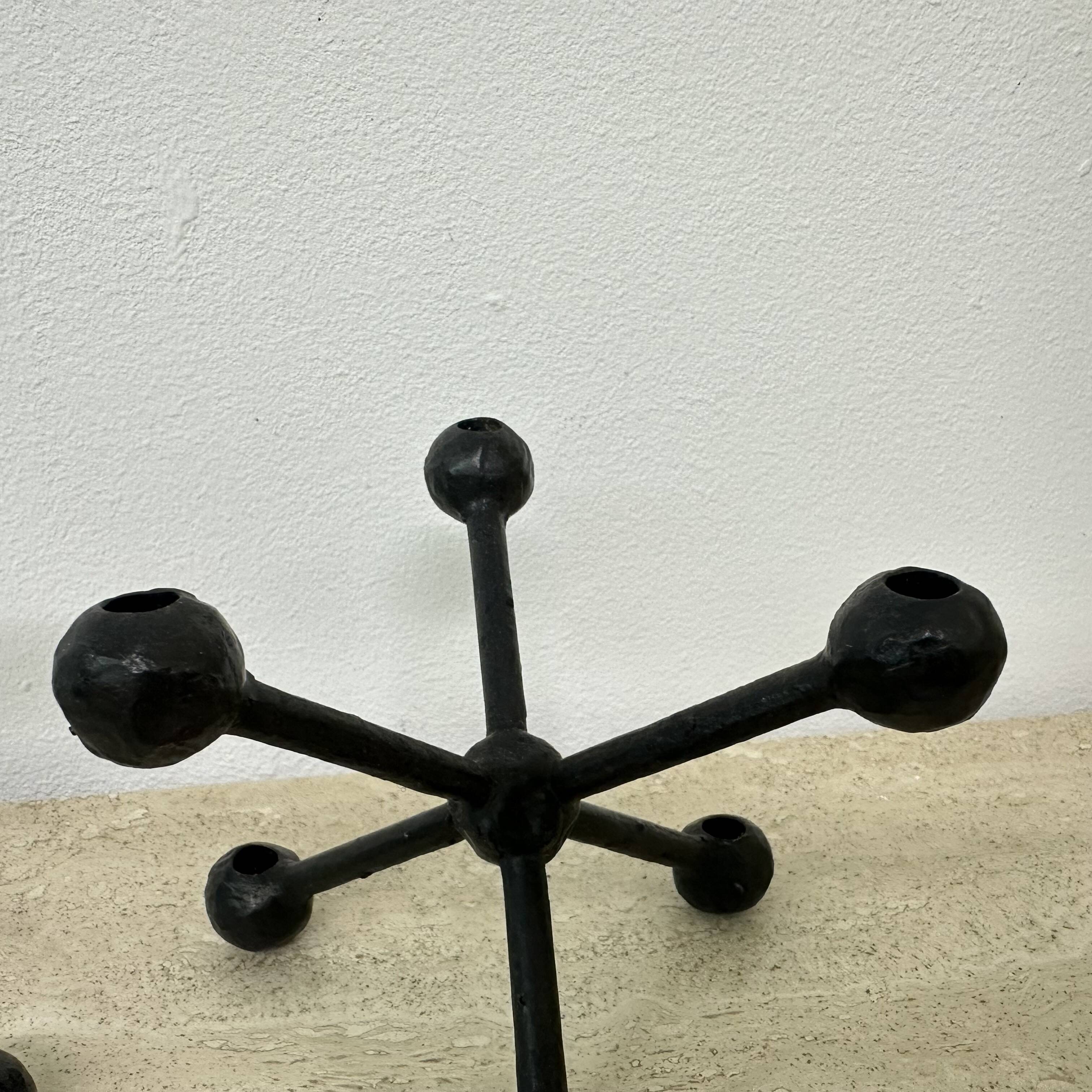 Set  of 2 candle sticks Scandinavian vintage 1960s