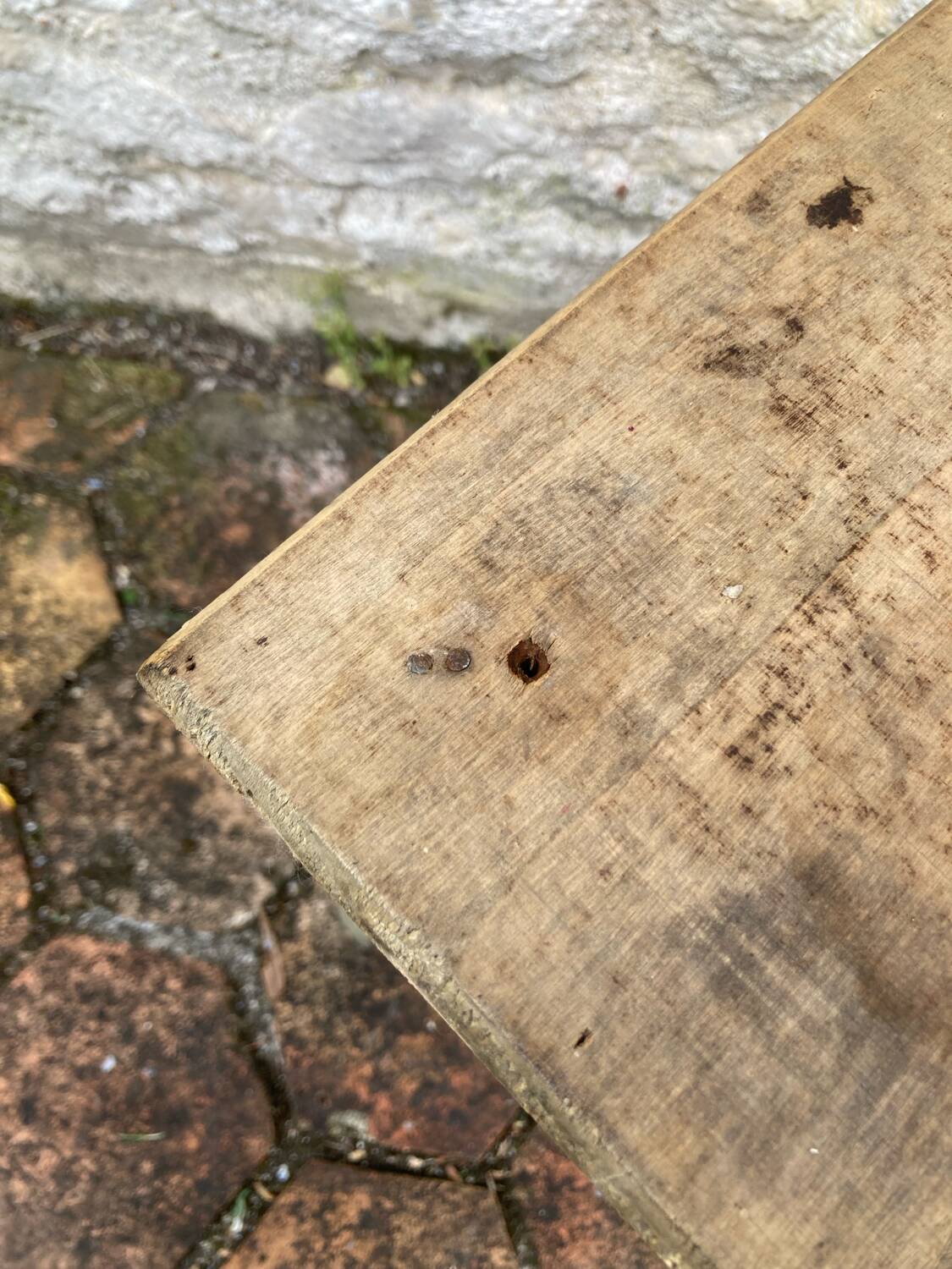 Vintage workshop stool