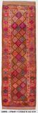 3x9 Chunky Super Soft Turkish Vintage Runner Rug, 91x278Cm