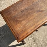Oak desk with 2 drawers, 97 x 58 cm