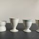 4 antique ceramic egg cups