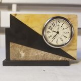 JAZ Quartz Clock Art Deco Marble Style - Table Clock