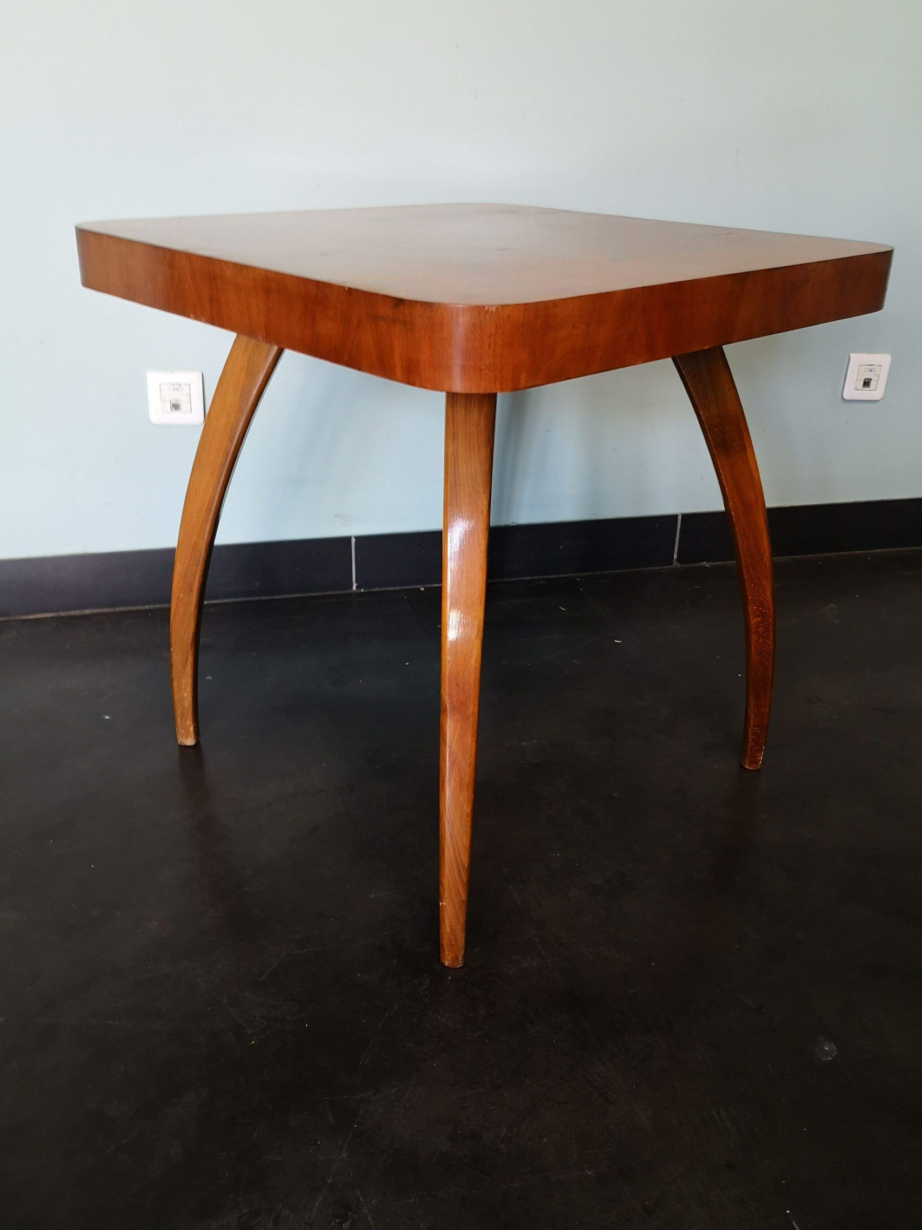 Spider Halabala coffee table, vintage, Czech, art deco