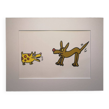 Illustration de Keith Haring - Série 'Animals' - 6/12