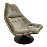 Fauteuil pivotant de design vintage néerlandais Artifort Geoffrey Harcourt F588
