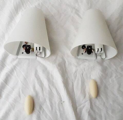 Pair of wall lights