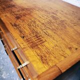 Vintage chest of drawers with compass feet