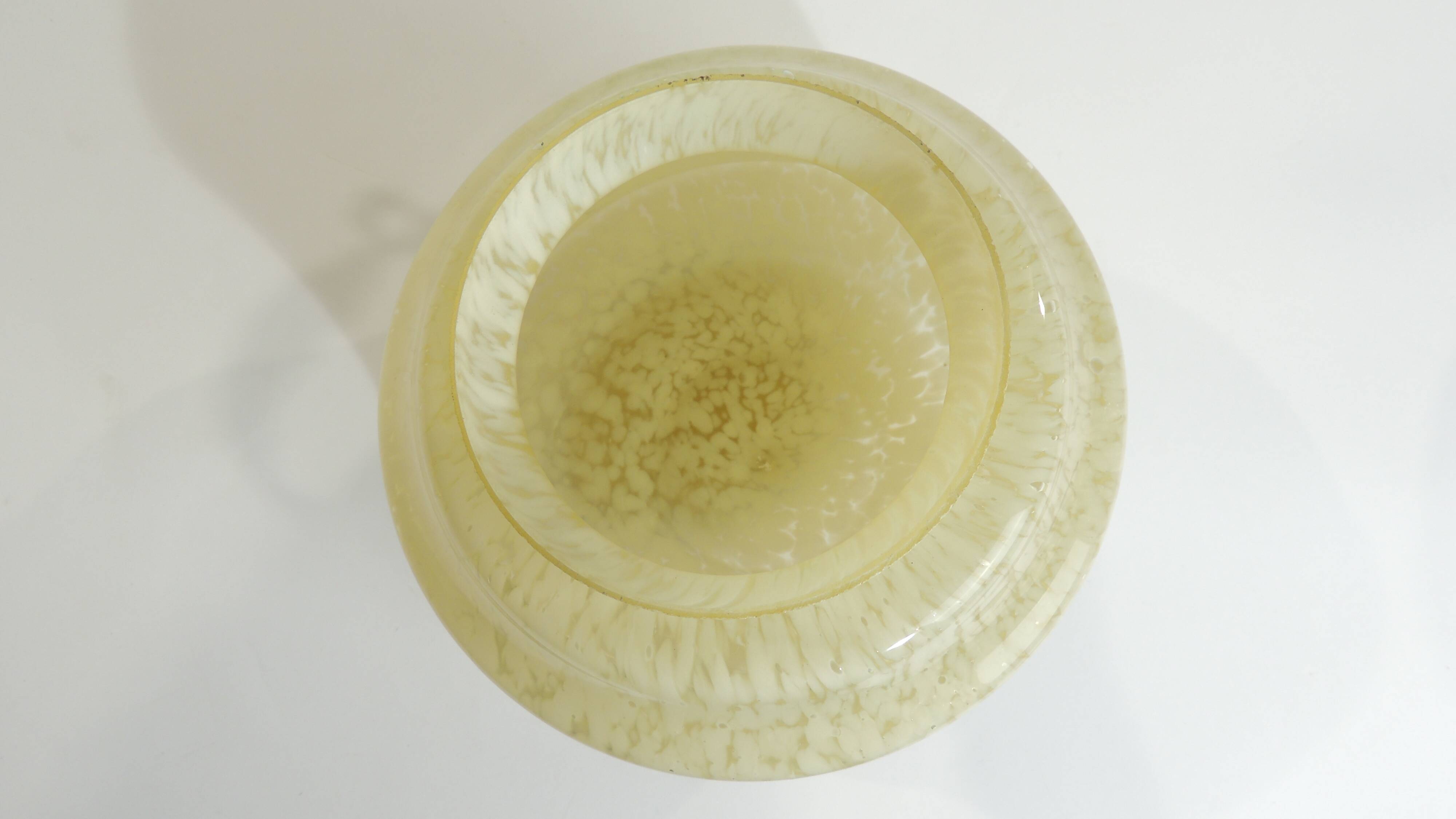 Set of 4 tulip globes vintage glass lampshades from the 70s-80s – Opaline b