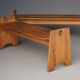 Ensemble de bancs en pin suédois du milieu du siècle par Gilbert Marklund, années 1960
