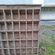 Large piece of professional furniture to hang or place with multiple storage compartments
