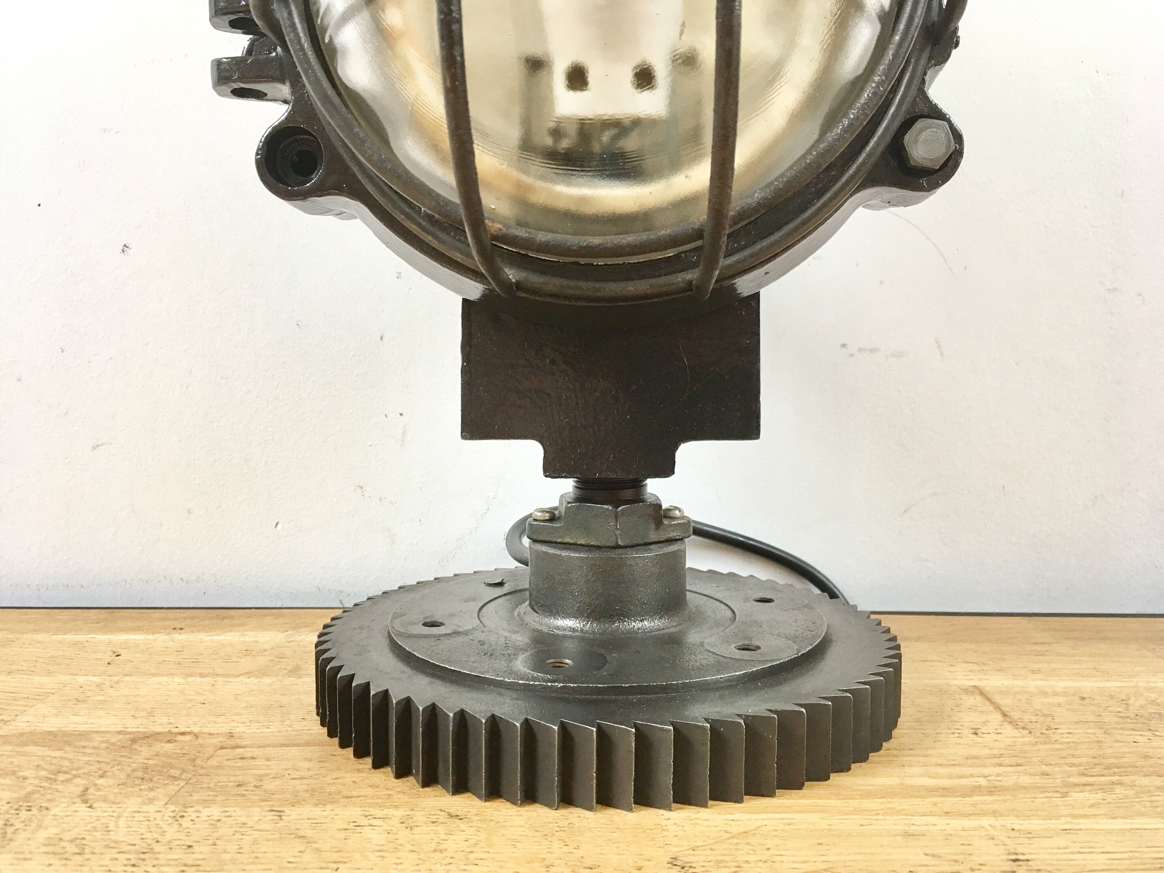 Industrial vintage table lamp