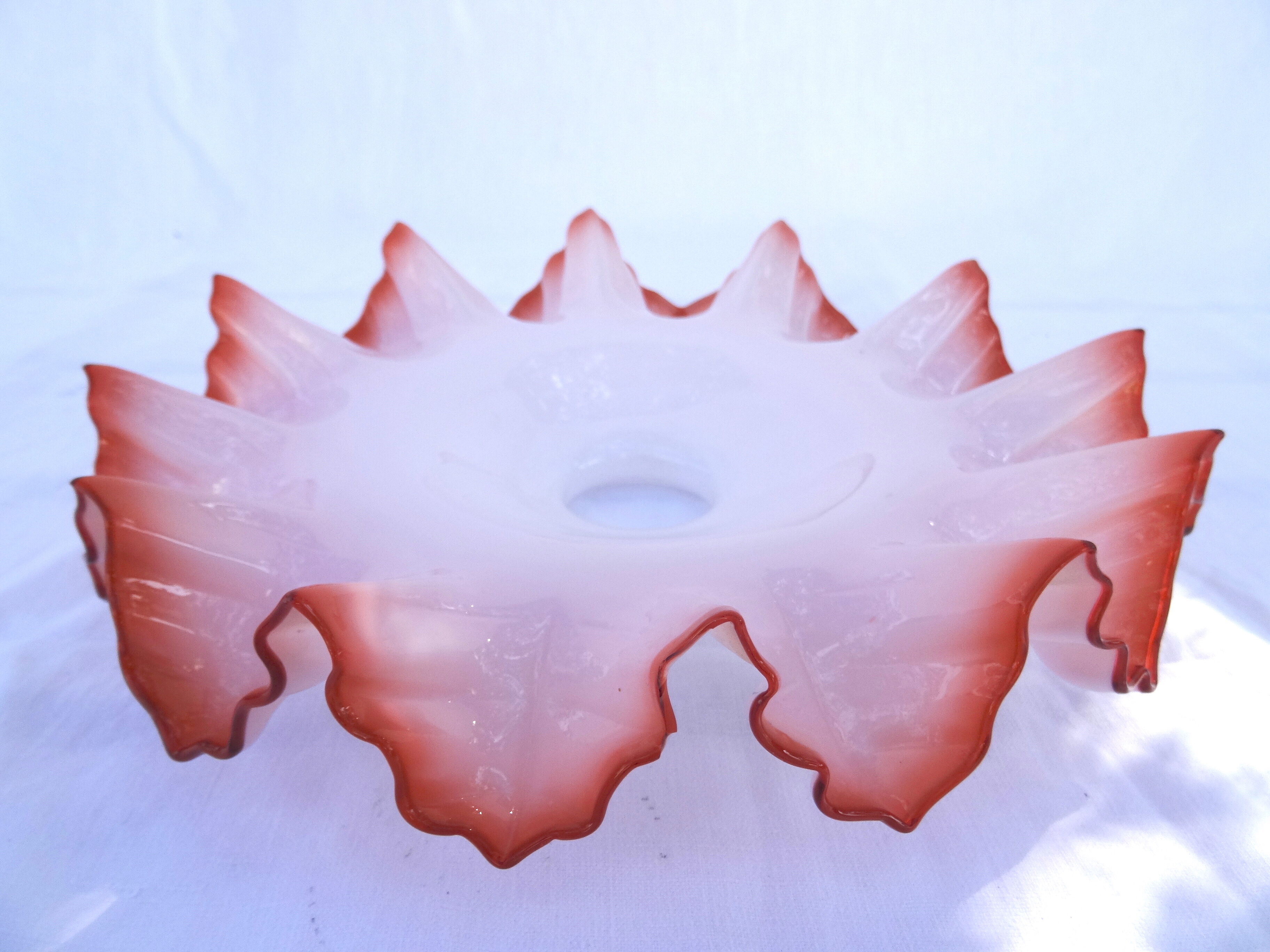 Draped opaline hanging