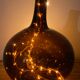 Old amber demijohn