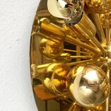 Atomic Brass Ceiling Light in Modern German Mid-Century by Dorothee Becker for Cosack, 1970s