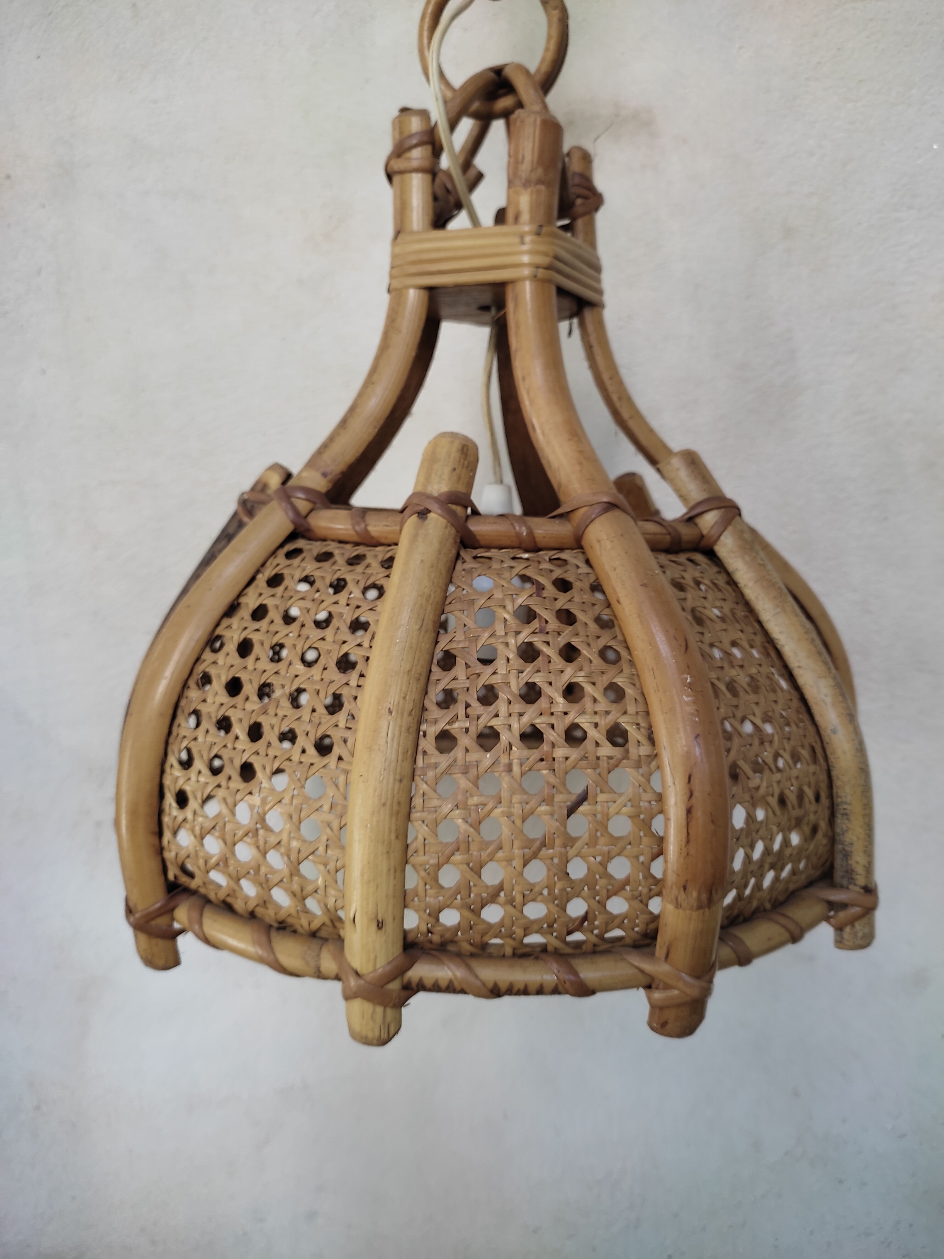 Rattan and cane suspension