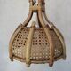 Suspension en rotin et cannage