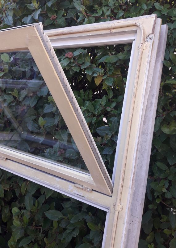 Wooden canopy 3 windows with bellows and abbatant