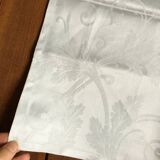 Serviette Christofle "Orangerie" coton Gris damassé