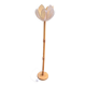 Large flower floor lamp in turned wood – Vintage – 70s/80s spirit