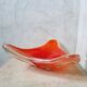 Vintage large Murano bubble glass empty pocket