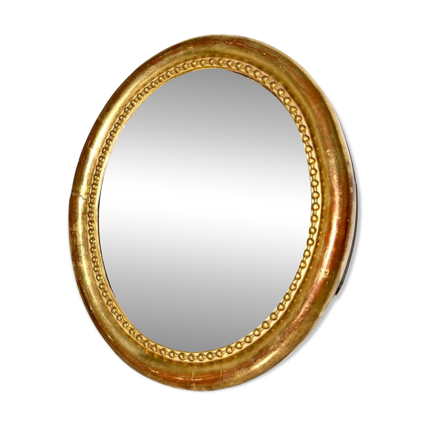 Old oval mirror early 20th century