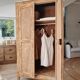 Parisian wardrobe in beech wood