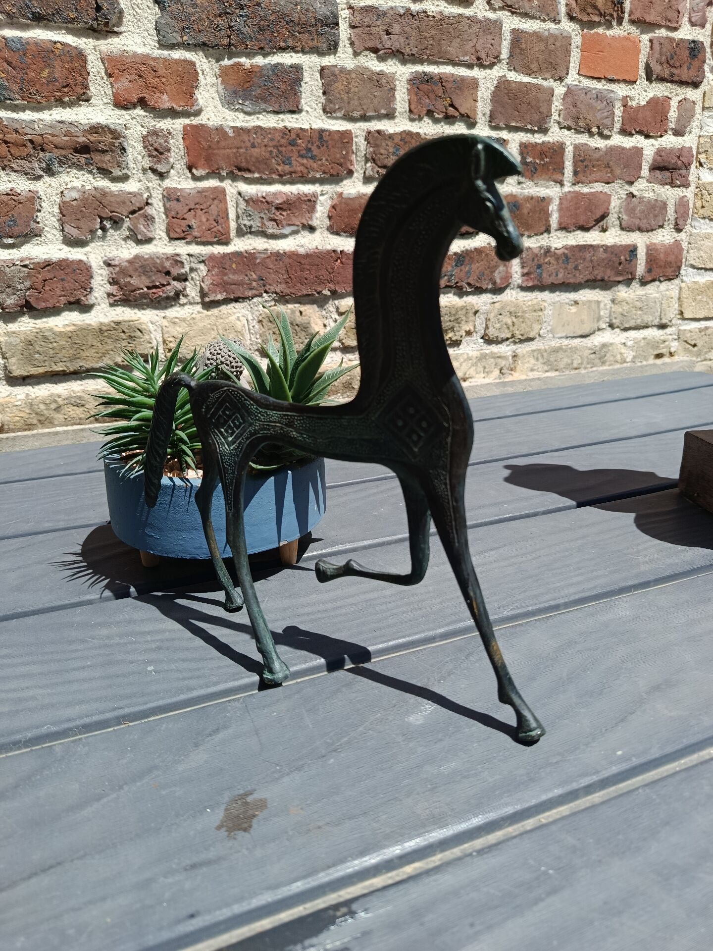 Etruscan bronze horse